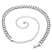 Trimming Shop 108 cm verstellbar Silber Metall Taille Kettenband mit einer Zeile Strass für Frauen-Damen - Einheitsgröße