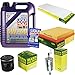 Produktbild QR-PARTS 69383933 Filter Set Inspektionspaket 5 Liter Motoröl Leichtlauf High Tech 5W-40 MANN-FILTER Innenraumfilter Kraftstofffilter Luftfilter Ölfilter