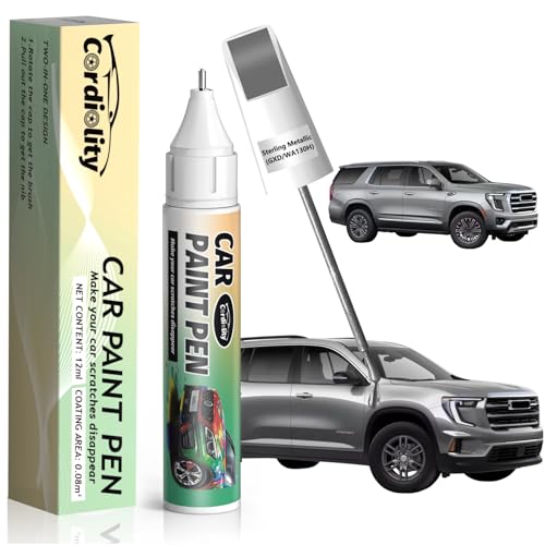 Image of Sterling Metallic(GXD /WA130H) Touch Up Paint Pen for GMC,Car Paint Scratch Repair Pen Quick and Easy Fix Auto Paint Scratch