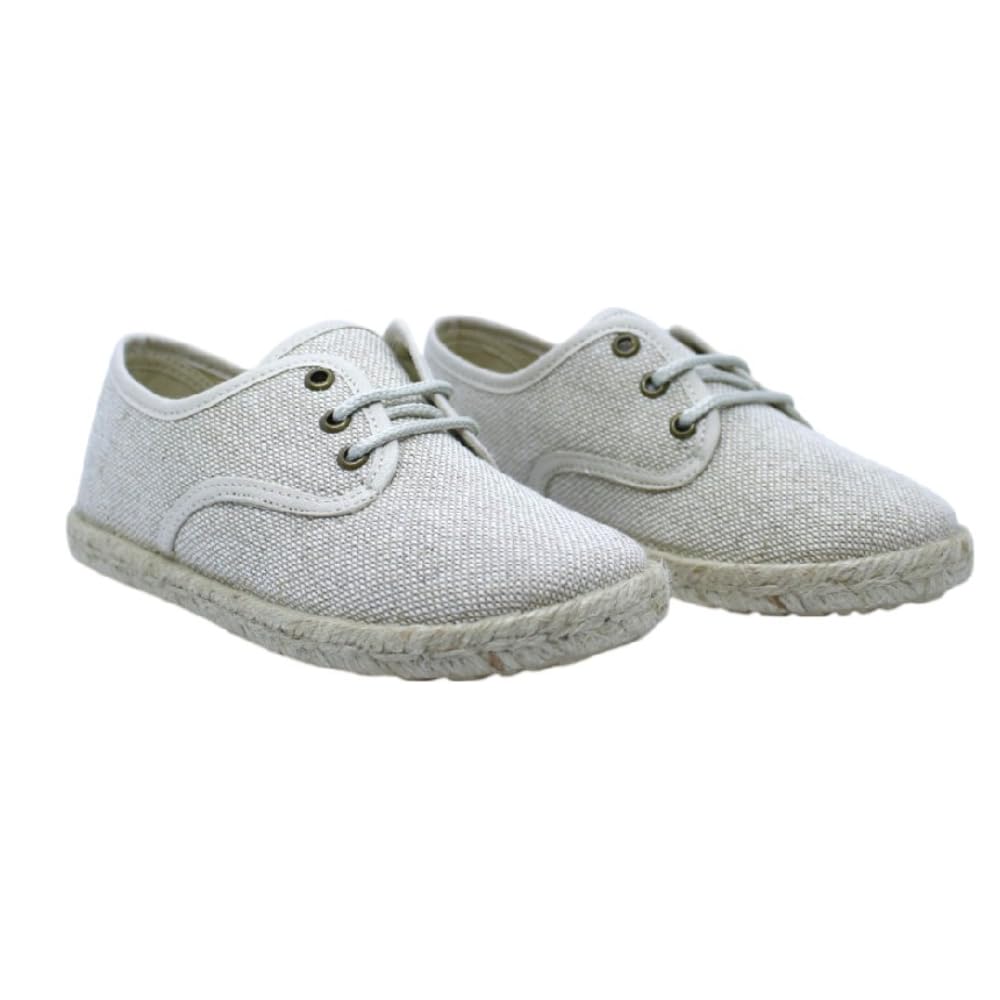 Zapy - Inglesitas Alpargatas Lino Crudo - U400341 para: Niños