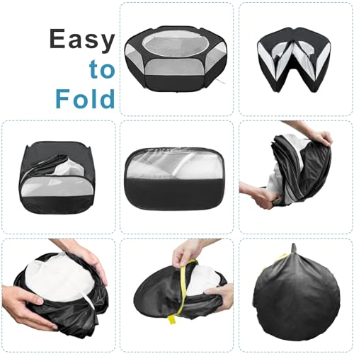 XIRGS Cercadinho Para Animais Pequenos, Cercadinho Para Animais De Estimação Para Gatos/Coelhos/Hams