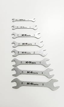 MGA Tools İki Ağızlı Açık Ağız Anahtar, Vanadyum Çelik, Oto Tamir, Mobilya Kurulum ve Ev Bakım Onarım İçin El Aleti (10x11)