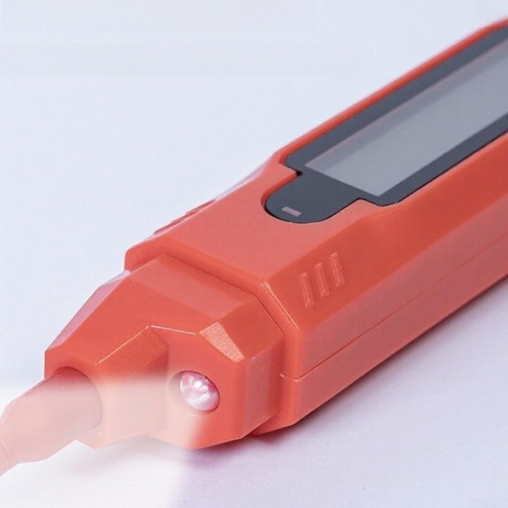 Multimetro portatile a penna, 6000 conteggi con display retroilluminato, tester elettrico digitale ricaricabile per rilevamento della tensione senza contatto e risoluzione dei problemi del