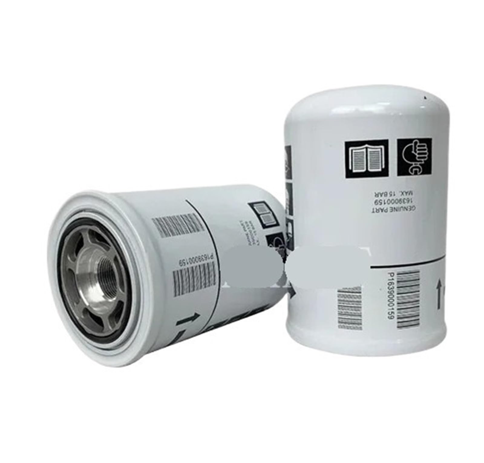 YMUGUEGH 1pcs 1639000159 1950852258 Screw Air Compressor Oil Filter(1639000159)