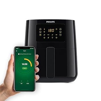 PHILIPS Digital Connected Smart Air FryerIndias No.1 Air Fryer Brand, Voice assistant control and Touch