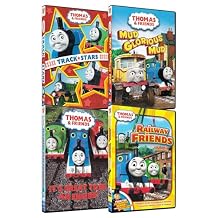 Thomas & Friends Track Stars / Mud Glorious Mud / Its Great To Be An Engine / Railway Friends 4-Pack