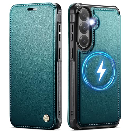 PlusnapX for Galaxy S25 Slim Wallet Case Compatible with Magsafe, Bluegreen by PlusnapX - Used condition - US$17.23
