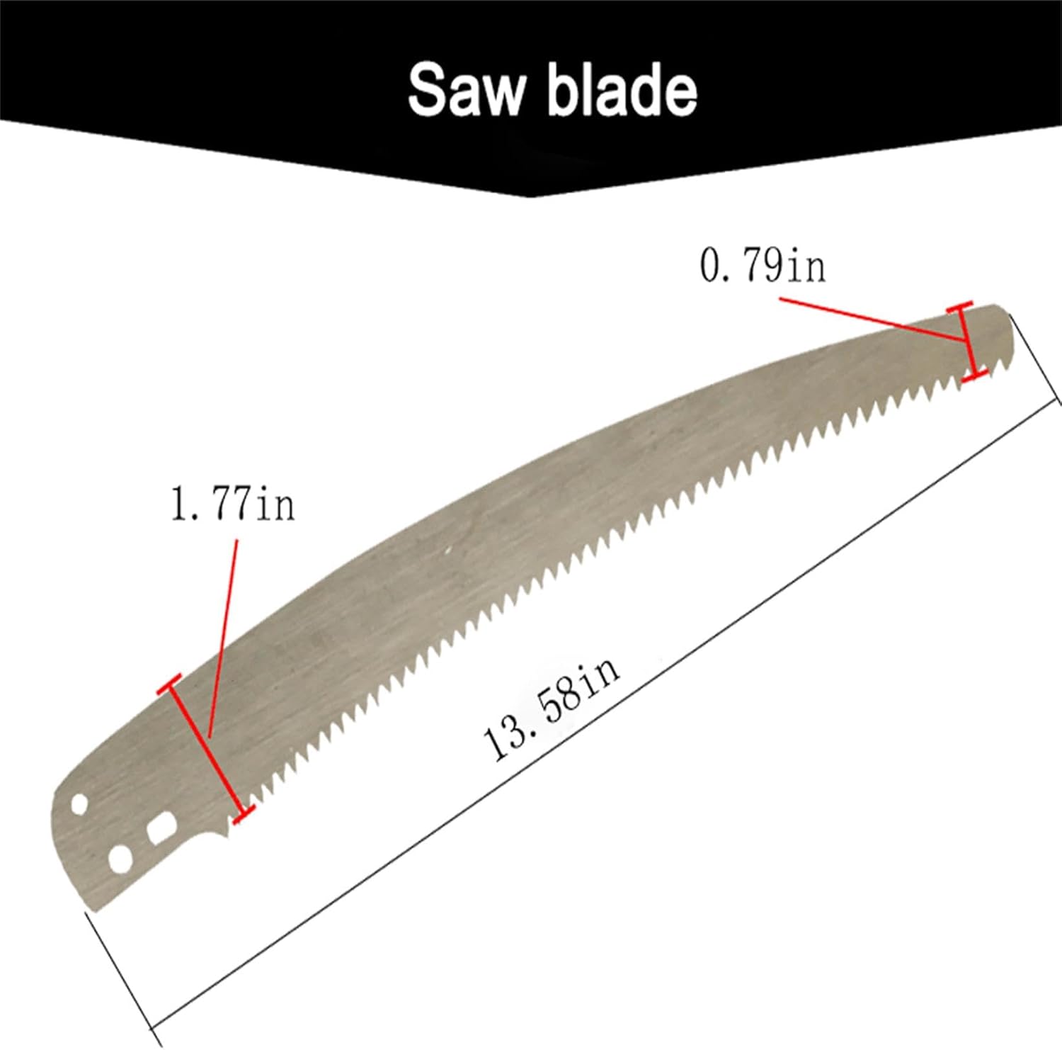 19 Feet Tree Saw Pruner Manual Pole Saw Detachable High Branch Scissors with Epoxy Resin Rod & Stainless Steel Saw Head, Dual-Function, 14in Blade Length