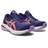 ASICS GT-2000 11 GS Sneaker, Indigo Blue/Papaya, 32.5 EU