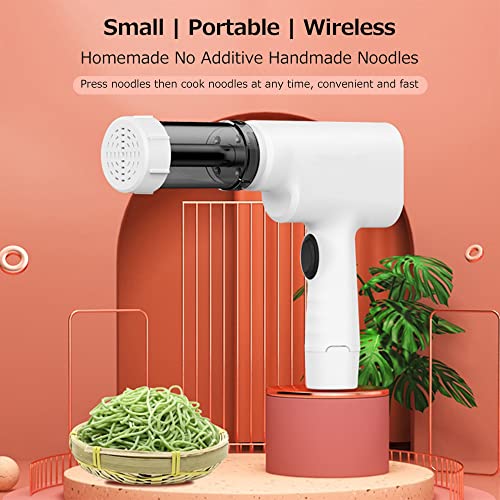 Máquina de macarrão caseiro pequeno elétrico 45W 1500mAh portátil prensa de macarrão portátil massa