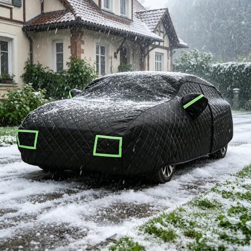 Bache voiture anti grele imperméable et respirante pour Citroën ë-C4 X, tissu Oxford