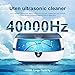Uten Limpiador Ultrasónico Profesional de 600ml，40000Hz，Con Cesta de Limpieza y Clock Stand，Profesional...