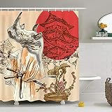 LSB-SHOWER 2019, Rideau de Douche Impression 3D Paysage Naturel Rideau de Douche Colza ensoleillé Rideau de Salle de Bain (Color : Bath Curtain18, Size : 130x180cm)