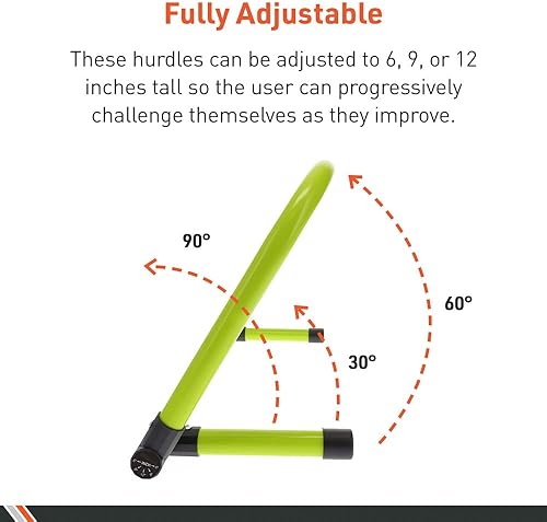 Miniatura 5 de Body Sport Carreras de entrenamiento de velocidad atlética ajustables, equipo de entrenamiento de salto y velocidad, obstáculos para pista y campo,