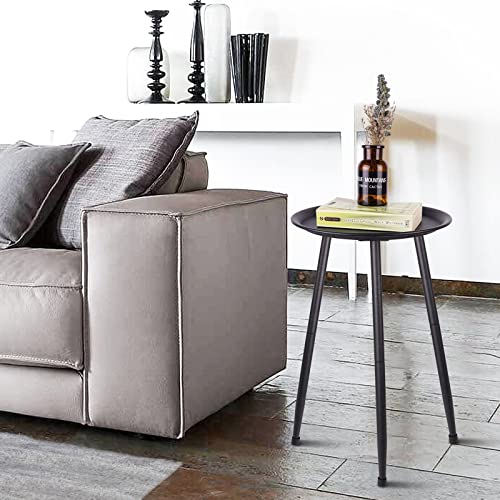 Jofamy Metal Plant Stand For Flower Pots, 20" Tall Mid Century Plant Stand Plant Tables Stools Indoor Small Round Side Table, End Table (12"X20") #TOP4