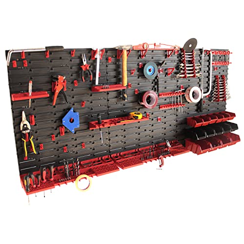 Panel Portaherramientas Para Herramientas Organiza De Trabajo Taller Garaje Piezas 173 X 78 Cm Set Soportes Ganchos Para Herramientas De Pared Panel Portaherramientas Para Herramientas Organiza De Trabajo Taller Garaje Piezas 173 X 78 Cm Set Soportes Ganchos Para Herramientas De Pared