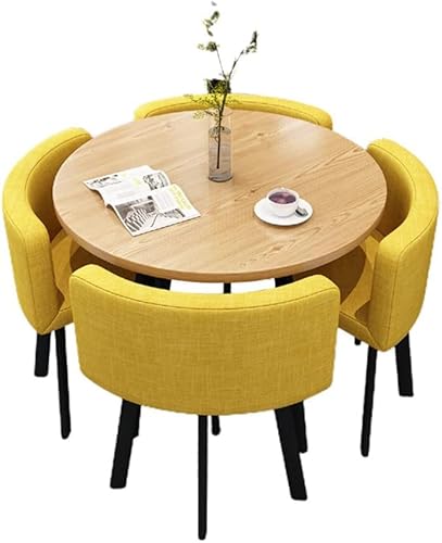 ダイニングテーブル 丸 ダイニングテーブルセットダイニングテーブルセット4人用会議テーブル おしゃれ ナチュラル リビング シンプル オフィス 商談ダイニングテーブル 椅子 5点セット 省スペース ダイニングセット 丸型 食卓セット 4人掛けダイニングテー