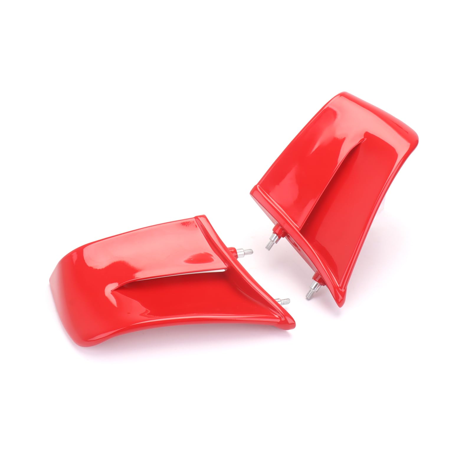 for Panigale Accessories Motorcycle Fairing Wind Fin Air Deflector Red Side Spoiler Wing for Ducati Panigale V4 V4S 2022-2024, Motorcycle Body Work Fairing Kits (Glossy Red)