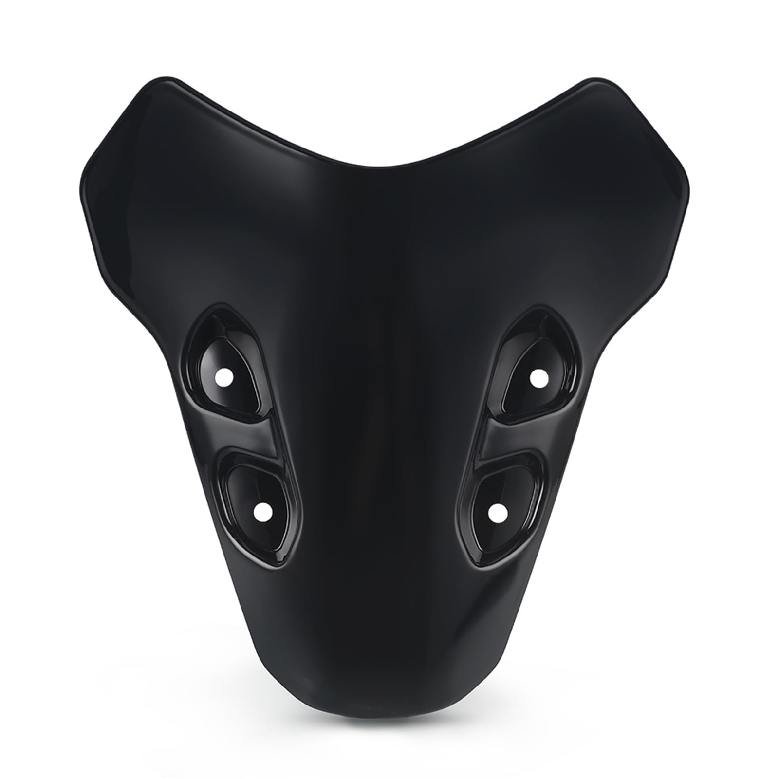 Pare-Brise Moto pour Moto MT07 MT-07 MT 07 2021 – 2024 Visière Pare-Brise Déflecteur Vent À Double Bulle Moto Pare-Brise (Couleur : Noir)