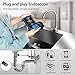 Industrial Endoscope, SKYBASIC 5.5mm HD Borescope Snake Camera with 32GB Card, IP67 Waterproof Sewer Inspection Camera 4.3'' LCD Screen with 6 LED Lights, Semi-Rigid Cable, Four Helpful Tools -16.5FT