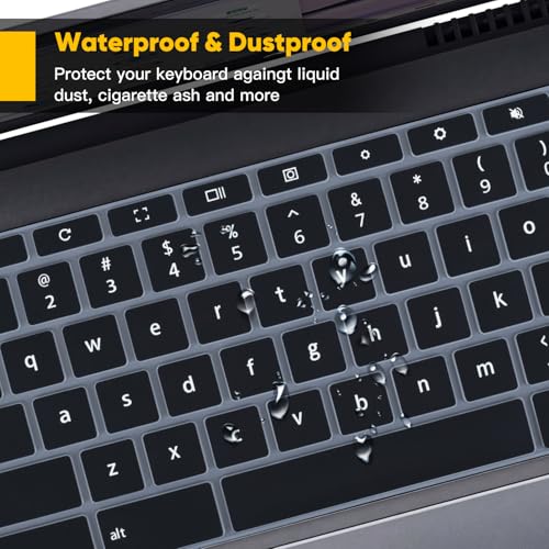 Image of Saco Keyboard Cover for Acer ALG AL15G-53 (2025) 15.6 Inch Gaming Laptop - Anti-Dust, Spill-Proof, Washable and Prevents Key Fading