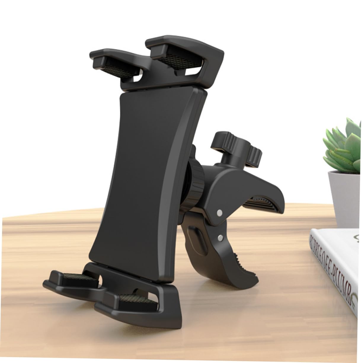 PLAFOPE Soporte para Teléfono De Bicicleta y Rotatorio Porta Móvil De Alta Resistencia Montaje Seguro para Ciclismo y Motocicleta Compatible Mayoría De Smartphones