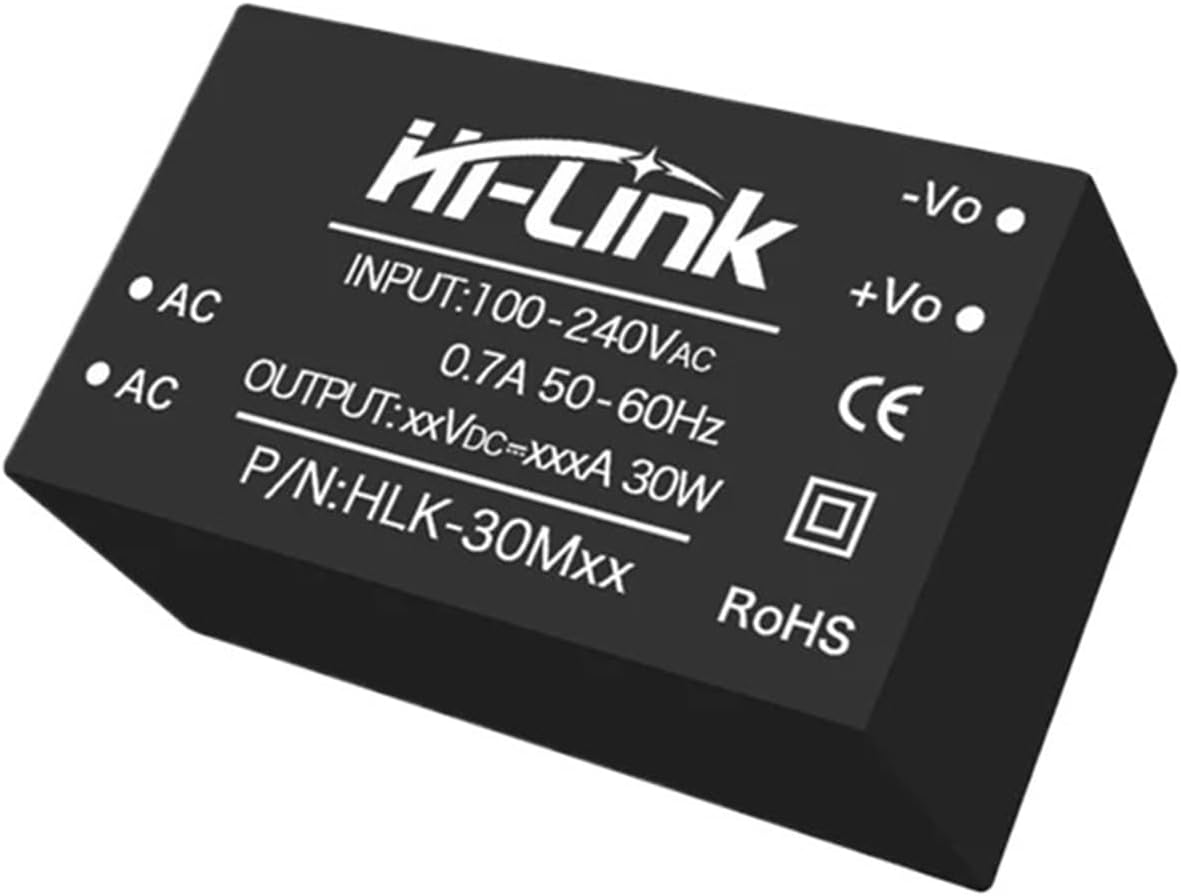 1pcs AC DC 220V to 9V 12V 15V 24V 30W Power Supply Module 5pcs/Lot Power Module ACDC Converter(HLK-30M15)