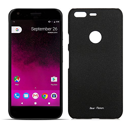 Slim Case for Google Pixel XL Case - Bear Motion Premium Back Cover for Google Pixel XL - Sandy (Black)
