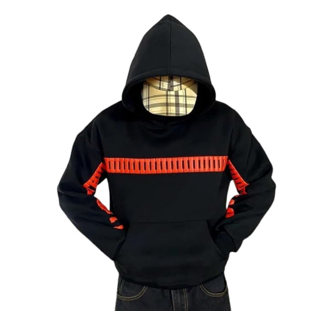 I Love You Thiiiiiis Much Modern Black Printed Cotton Hoodie with Fleece Lining Lightweight and Two-Side Pocket Sweatshirt for Unisex Casual Wear