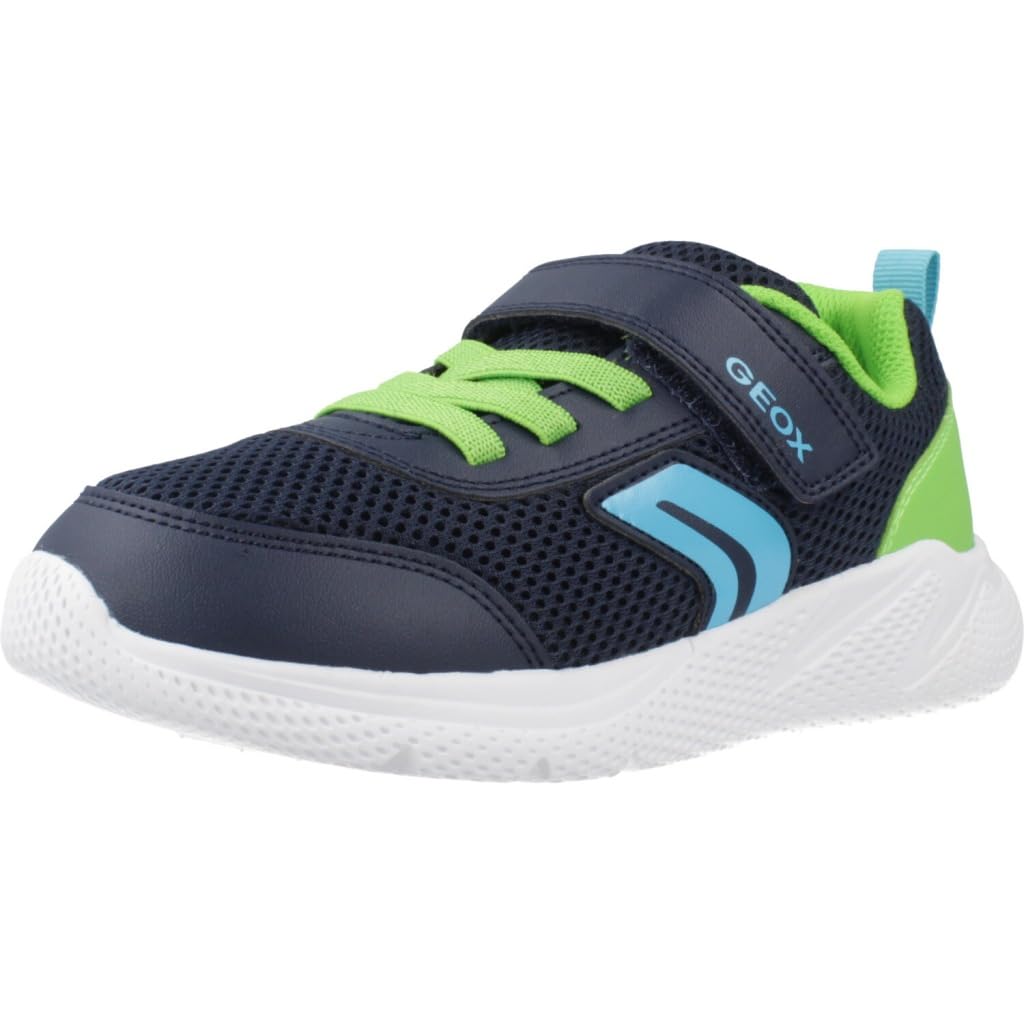 Geox Junior J Sprintye Boy Sneakers Navy/Lime 29_EU