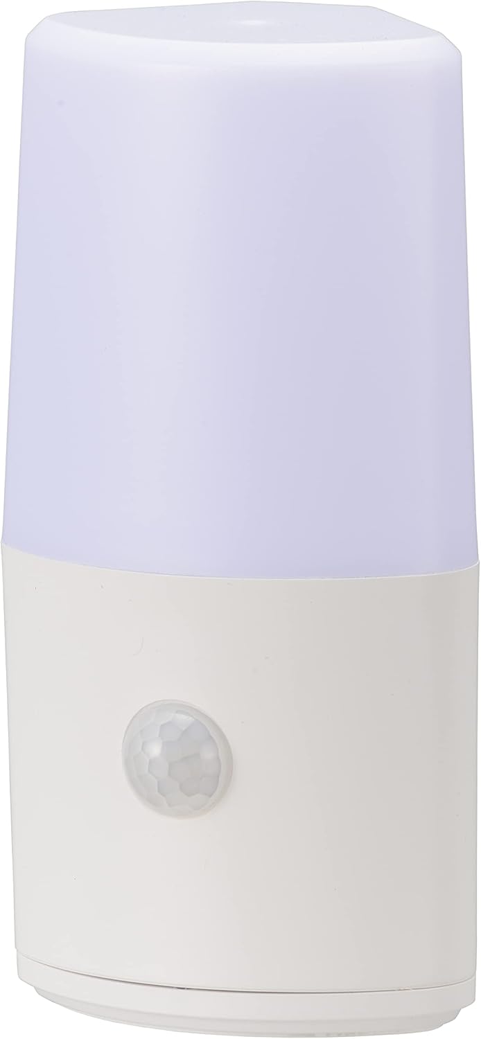 Ohm Electric NIT-BLA6JC-WN 06-1722 OHM Sensor Light, Battery Operated, LED, Outdoor, Indoor, Foot Light, Motion Sensor, Dark White