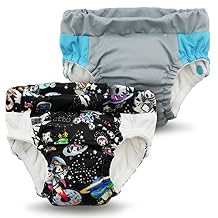 Kanga Care Lil Learnerz Reusable Toilet Training Pants XSmall - tokiSpace & Platinum