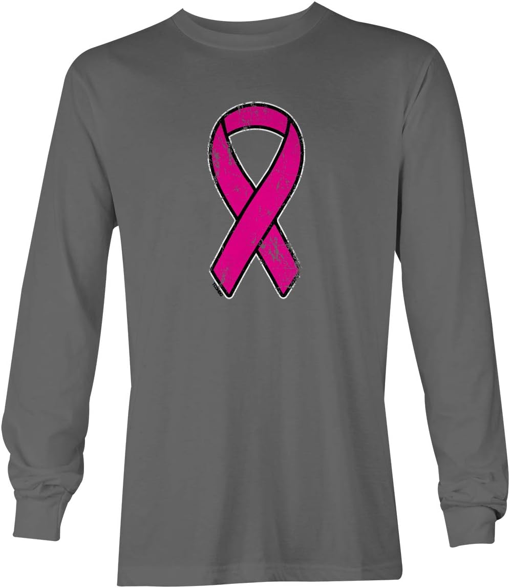 Tcombo Pink Ribbon - Breast Cancer Awareness Unisex Long Sleeve Shirt