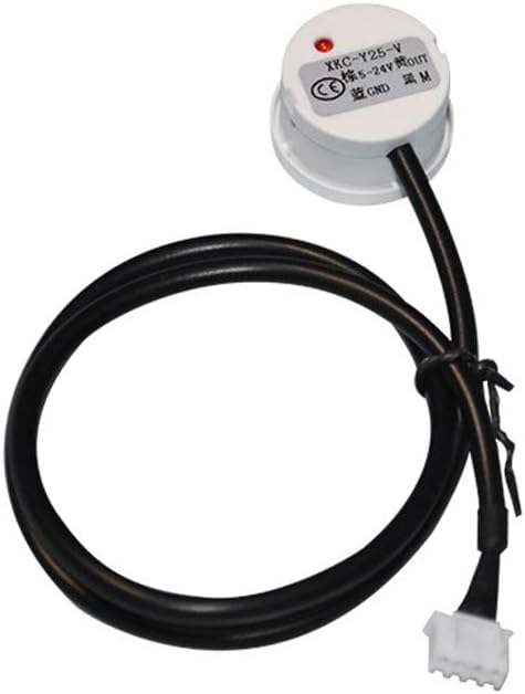 Taidacent Non-Contact Liquid Level Sensor Externally Attached Liquid Induction Level Switch Water Level Switch (NPN Output(5-12V))