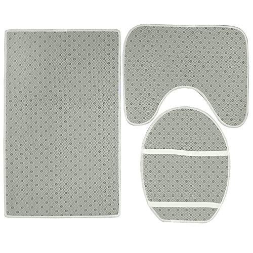 Uokiuki Cute Shower Curtain Set With Hooks 69 X 70Inch, Kawaii Frog Mushroom Snails Bathroom Sets With Shower Curtain And Rugs, Toilet Lid Cover And Bath Mat #TOP4