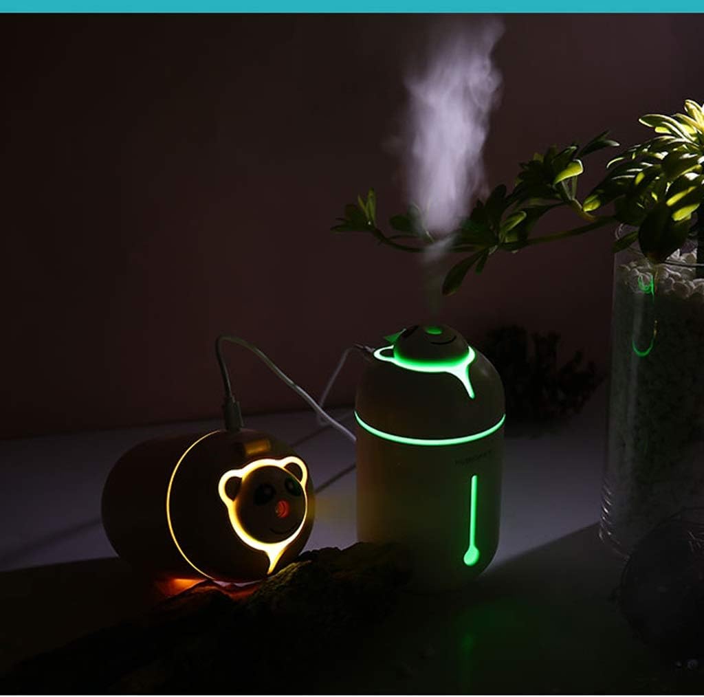 Car Humidifier LED Light Adjustable Fog Mode Waterless Automatic Off Humidifier Mute Big Spray Home Yoga Office Spa Baby Room