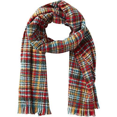 Tickled Pink Womens Dean Plaid Scarf, Forest, One Size Tickled Pink Womens Dean Plaid Scarf, Forest, One Size