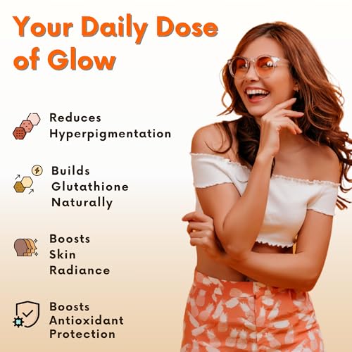 Image of Vedapure L Glutathione Capsules with Vitamin C & E for Men & Women | Antioxidant Glutathione Effervescent Capsule for Healthy Skin, Liver Detox, Immune Support, Hydration (Pack of 1)