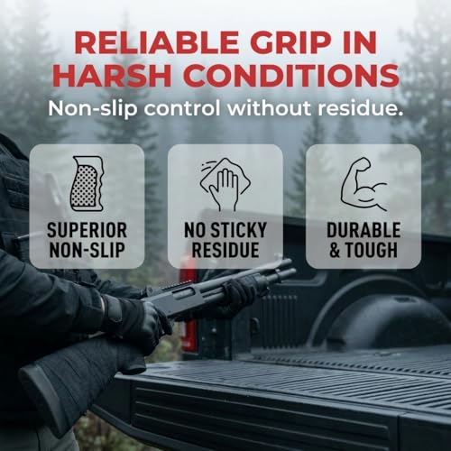 Cedar Mill 1-Pack Magazine Gun Tape - Water-Resistant Gun Grip Tape to Improve Handles & Protect from Scratches & Smudges - Non-Slip, Non-Reflective Tactical Tape for Guns, Rifles & Shotguns — view 2