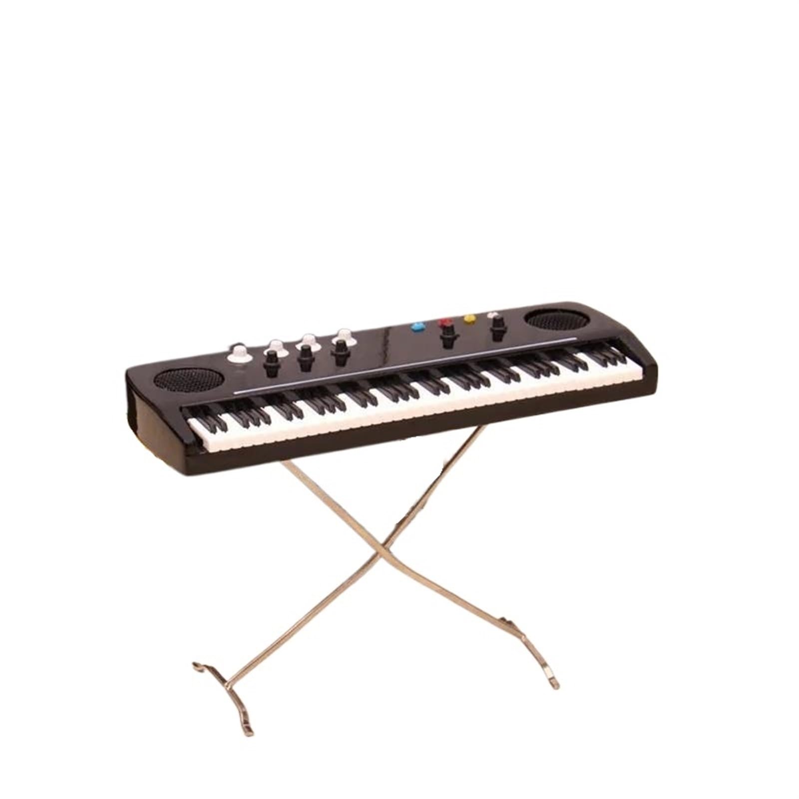 model instrumentu muzycznego Miniaturowy Model Organów Elektronicznych Z Futerałem Akcesoria Mini Instrumenty Muzyczne Ozdoby Klawiatura Elektroniczna