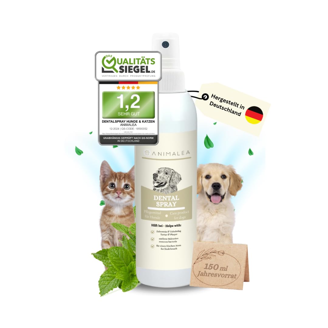 Animalea Dentalspray & Fingerling für Hunde und Katzen