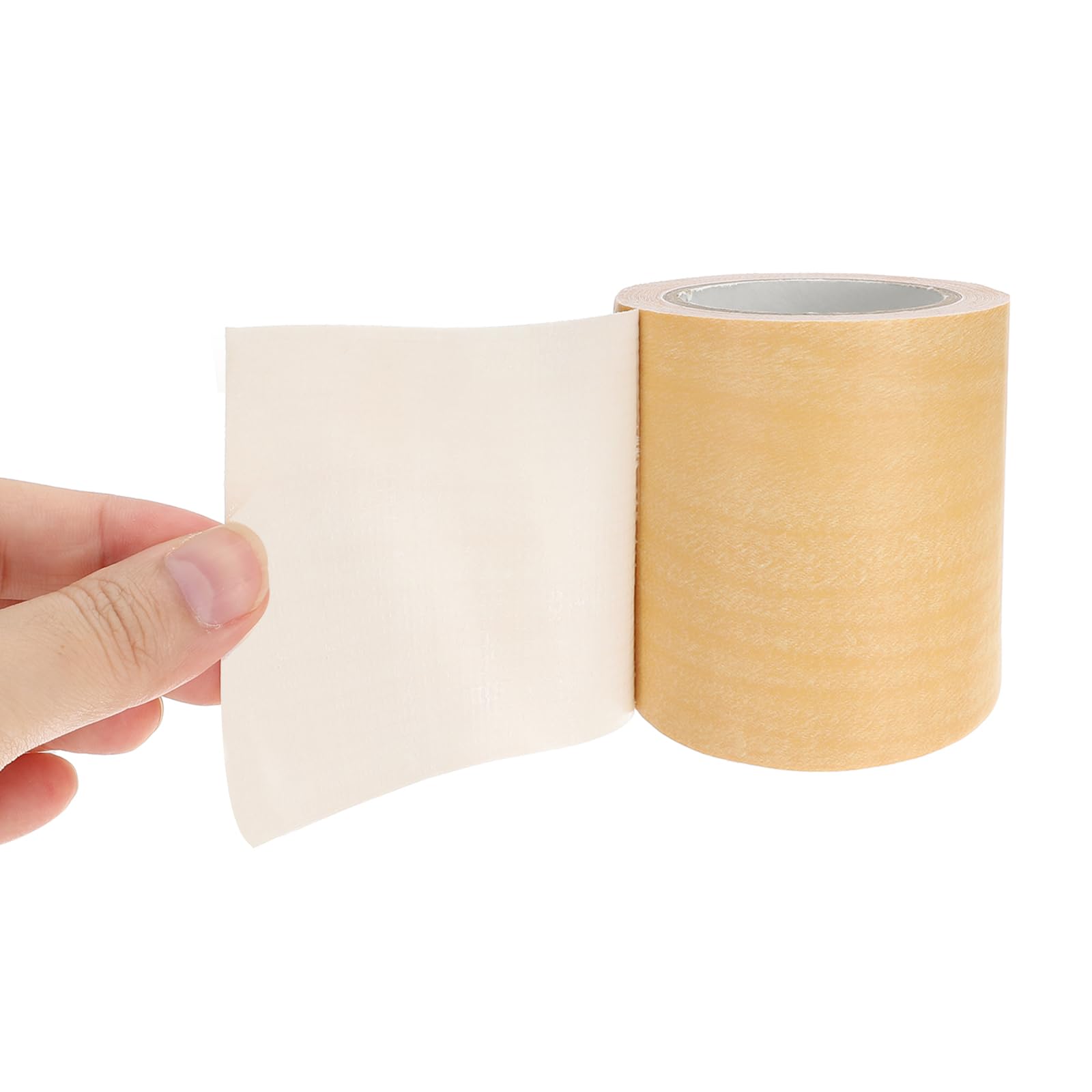 PATIKIL 2pcs Tira de Transición de Suelo, Cinta de Umbral Autoadhesivo Piso Divisor Plano Reparación Texturizada para Puerta Borde Espacio Laminado，5.7cm x 4.57m, Arce Amarillo