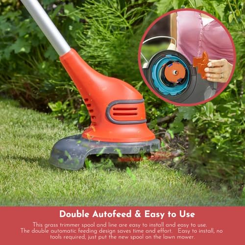 Cable de desbrozadora resistente para solucionar atascos en Qualcast 6