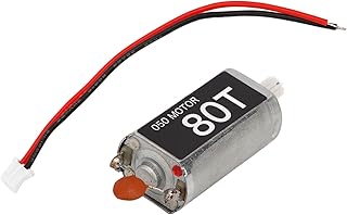 Brushed Motor with Cable, 80T RC Car Motor with Plastic Gear for RGT 1/24 AXIAL SCX24 050