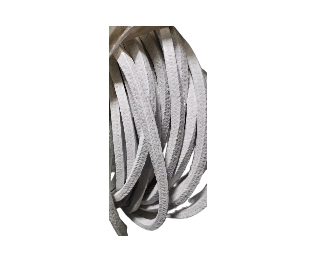 Guarnizione premistoppa senza amianto Heart - Guarnizione industriale impregnata di olio PTFE - 5 metri for pompe, valvole e condutture(8mm*8mm)