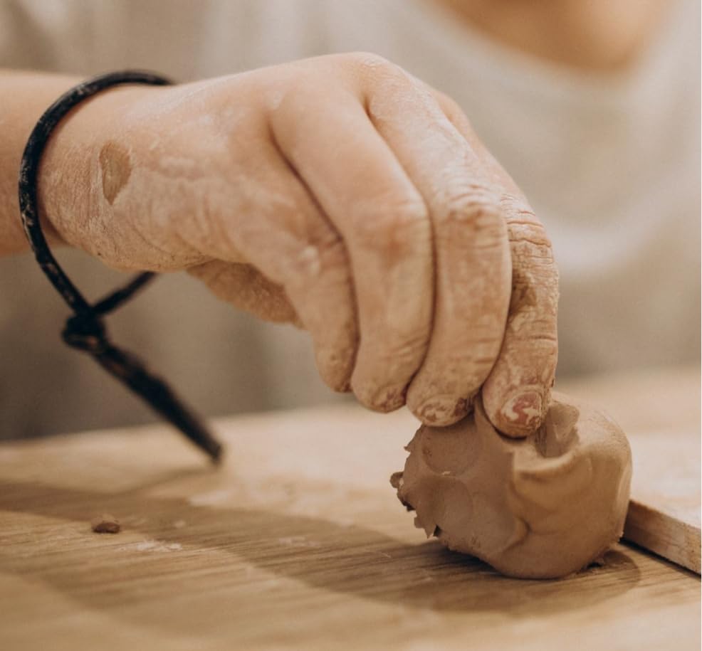 Royal Global Mouldit Clay (950 gm), Clay for Art and Craft, Air Dry Clay, Mould it Clay, Molded Clay, Lippan Art Clay, Clay Moulds for Art and Craft, Modelling Clay, Molding Clay, Clay for Lippan Art