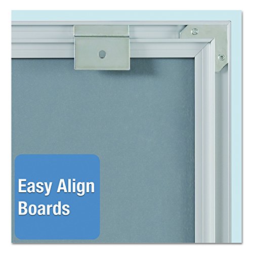 Quartet Matrix Modular Magnetic Whiteboard, 23" X 23", Includes Tray And Marker, Silver Aluminum Frame (M2323) #TOP7