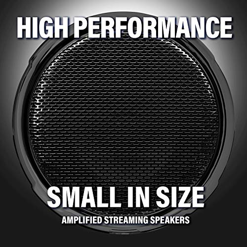 Image of BOSS Audio Systems MCBC425BA Motorcycle ATV UTV Speaker - Bluetooth, Weatherproof 3 Inch Speakers, Built-in Amplifier