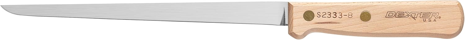 Dexter-Russell S2333-8PCP | Traditional Flexible Fillet Knife | Beech Wood Handle