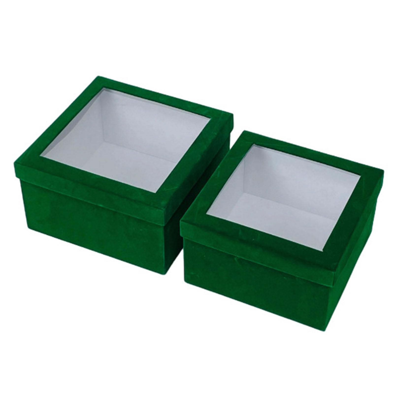 NVOQILIN Flower Arrangement Bucket Round/Square Gift Box with Cover Wedding Florist Bouquet Wrapper Decorations Small Flower Bouquet Packaging Box Round/Square with Cover